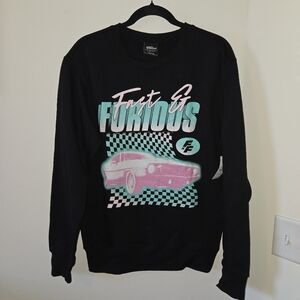 Fast & Furious Black Sweatshirt, Ladies Small NWT